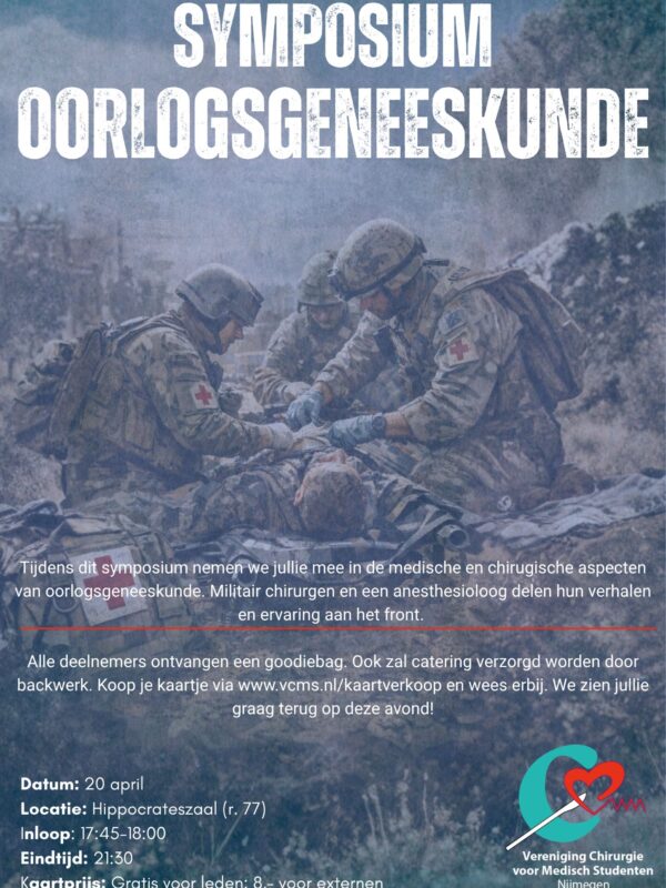 VCMS Nijmegen Symposium Oorlogsgeneeskunde